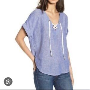 Rails Striped Top, Size Large